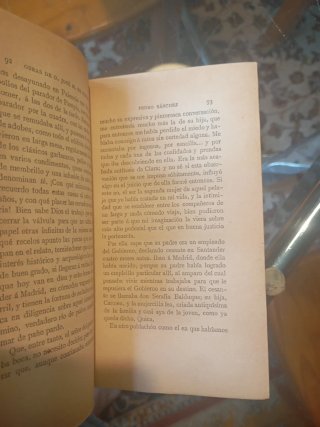Libro Antiguo Pedro Sánchez - J.M Pereda 1891
