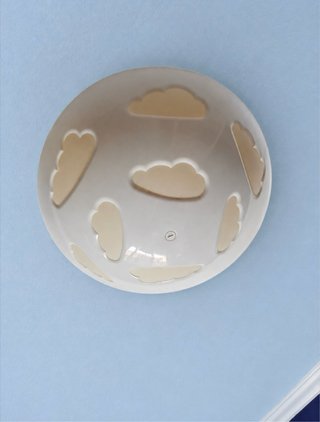 Lámpara Techo Diseño Nubes
