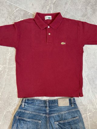 Lacoste Polo Vintage Original 70s/80s Burgundy