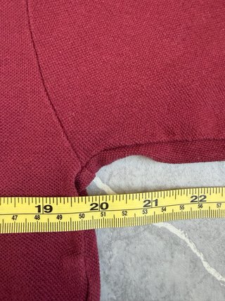 Lacoste Polo Vintage Original 70s/80s Burgundy