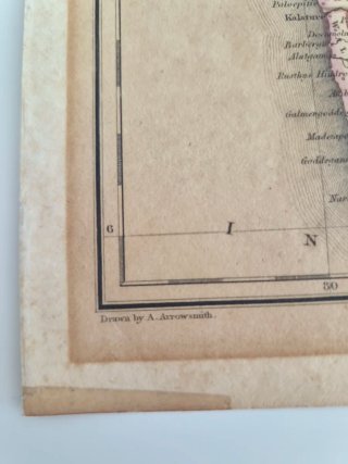 Mapa Original Ceilán 1817 - Plancha XLIII