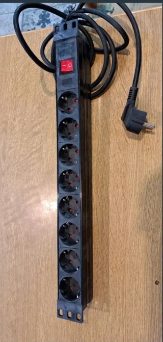 Regleta 8 enchufes con interruptor