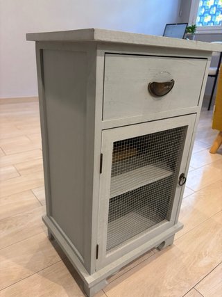 Mueble auxiliar madera y metal