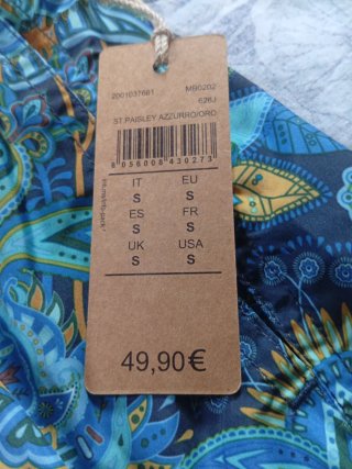 Costume uomo Calzedonia S azzurro/oro