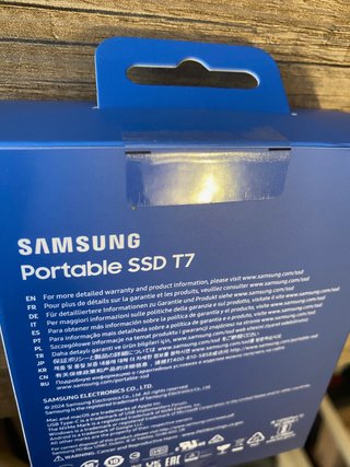 SSD Portátil Samsung T7 4TB NUEVO.