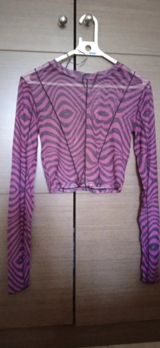 Blusa Malla Estampada Talla Única