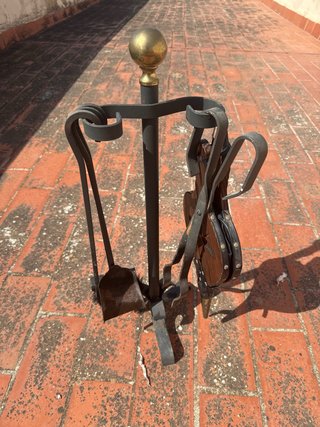 Juego de herramientas para chimenea