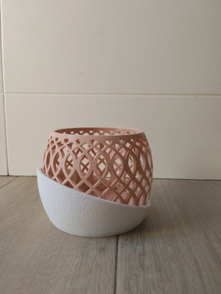 Maceta Orquídea Diseño Calado