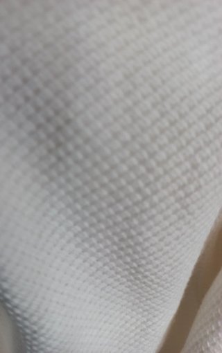 Polo punto blanco Zara manga corta Talla M