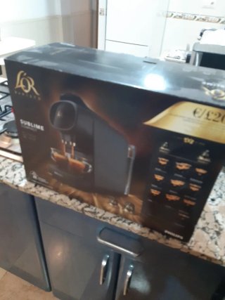 Cafetera L'OR Barista Negro Brillo