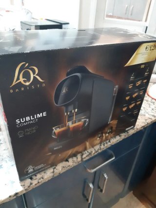 Cafetera L'OR Barista Negro Brillo