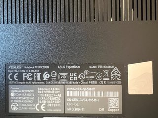 Asus ExpertBook Negro