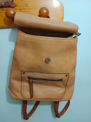 Mochila Beige y Marrón