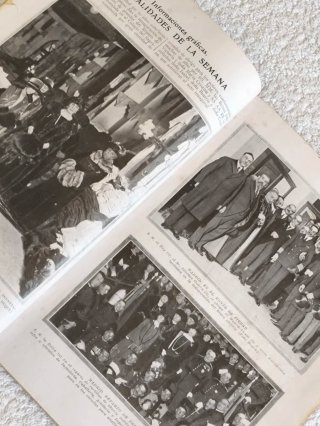 3 REVISTAS ANTIGUAS BLANCO Y NEGRO AÑO 1922