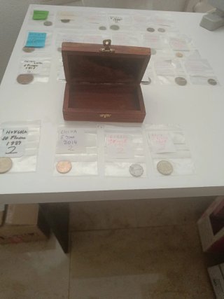 Colección de Monedas del Mundo 22 de países difere