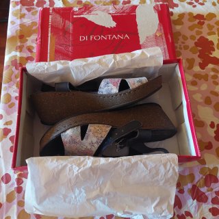 Zapatillas cuña DI FONTANA Talla 40