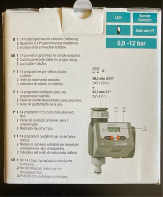 Programador de Riego Gardena Classic C 14e