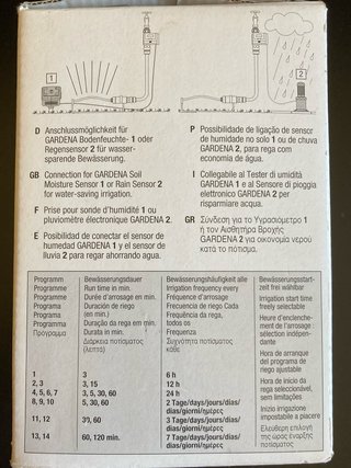 Programador de Riego Gardena Classic C 14e