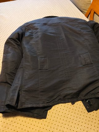 Chaqueta de moto negra