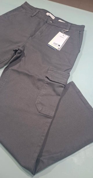 Pantalón cargo Springfield gris hombre Talla M