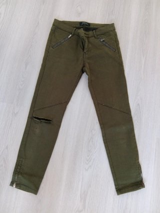 Pack 4 pantalones vaqueros y tela