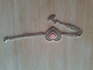 Braccialetto Thun Cuore Acciaio Rosa Argento
