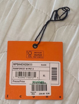 Anorak negro Napapijri mujer, talla XL
