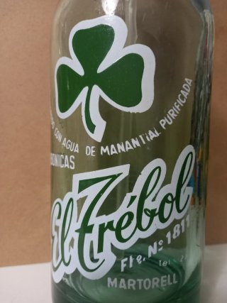 Botella Sifón El Trébol de Martorell