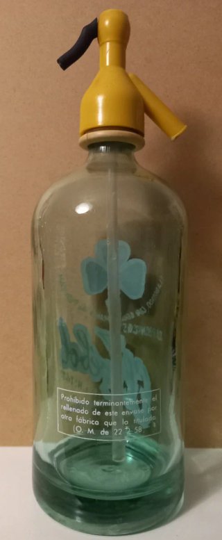 Botella Sifón El Trébol de Martorell