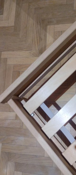 Cama infantil Ikea 70x160 con colchón y barrera