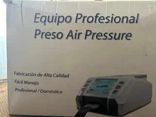 Presoterapia por aire azul