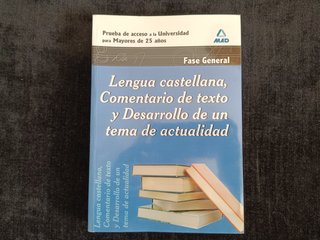LOTE 5 LIBROS ACCESO UNIVERDIDAD MAYORES 25 AÑOS