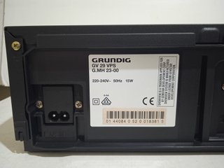 Reproductor VHS Grundig GV 29 VPS - EXCELENTE