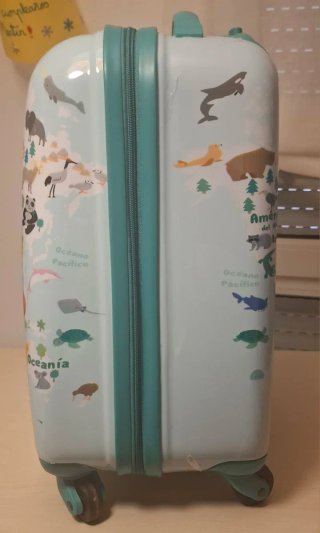 Maleta Rígida Infantil Mapa Animales