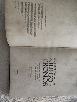 El libro de los enigmas de Juego de Tronos 140 ...
