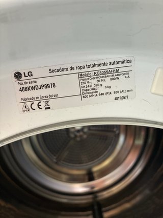 Secadora LG Eco Dry 8kg Recogida el carpio de tajo