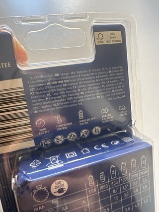 Cargador Varta Eco + 4 Pilas AAA 800mAh - Nuevo