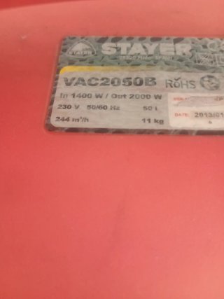 Aspiradora Stayer VAC2050B