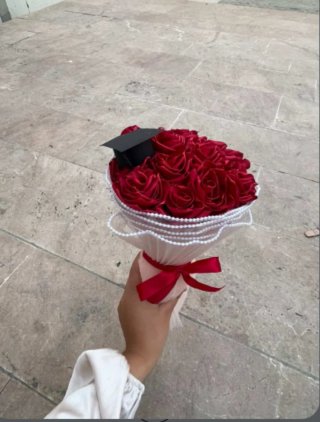 Flores Rosas de Satén