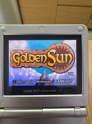 Golden Sun GBA Nintendo RPG