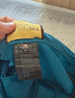 Slip Trussardi uomo blu petrolio