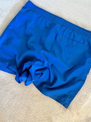 PUMA Men's Classic Logo Swim Shorts – Navy Blue