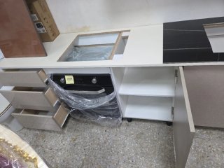 Cocina modular beige texturizado – A MEDIDA