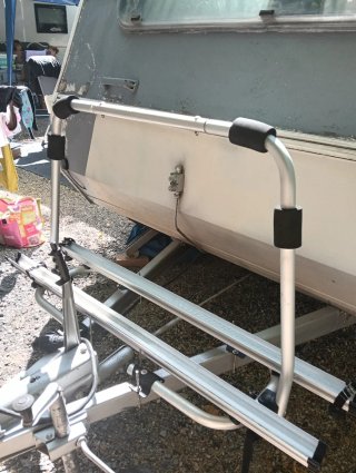 Portabicicletas para caravana