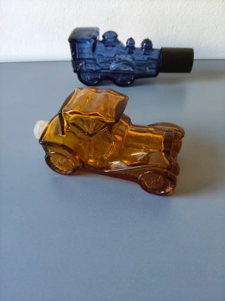 Botellas Coche y Tren Avon