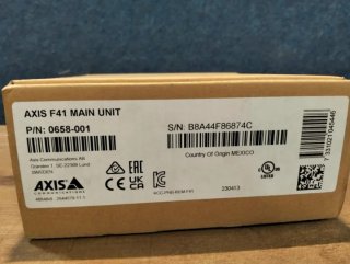 Unidad principal cámara IP Axis F41 PoE Full HD