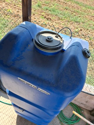 Depósito agua potable 1000L azul