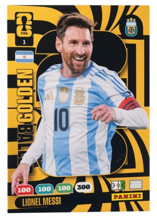 Lionel Messi Golden Ball FIFA 1 Carta