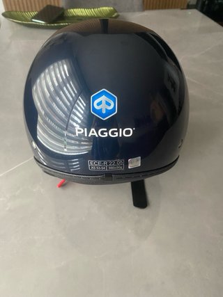 Casco Moto Vespa Azul