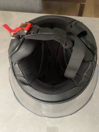 Casco Moto Vespa Azul